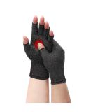YOGINGO Fingerless Compression Gloves for Arthritis Relief - M Grey, 1 Pair - Buy Online on GoSupps.com