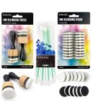 Pixiss Mini Ink Blending Tools 2 Pack with 24 Foam Pads - Stick Blending Tools for Distressing and More - Buy Online on GoSupps.com