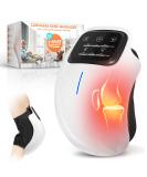Best Cordless Knee Massager - LED Screen Infrared Heat & Vibration Relief for Pain Swelling & Stiff Joints - Portable Therapy for Family & Friends - Buy Online on GoSupps.com