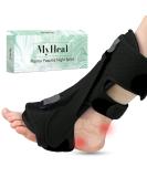 Plantar Fasciitis Night Splint - Adjustable Relief Brace for Foot Drop & Achilles Tendonitis | International Shipping - Buy Online on GoSupps.com