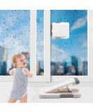 2 Pack Sliding Glass Door & Basement Windows Child Safety Lock - Patio Door Lock Gray - Buy Online on GoSupps.com