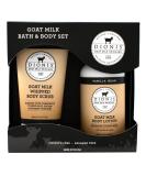 Dionis Goat Milk Skincare Vanilla Bean Scented Body Scrub & Lotion Set - Chamomile Sugar Scrub & Hydrating Cream - 6 oz & 8.5 oz - Buy Online on GoSupps.com