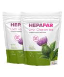 HepaFar Liver Detox Tea - Detoxify with Green Tea Dandelion & Climbing Root - 40 Bags | Sensilab - Buy Online on GoSupps.com
