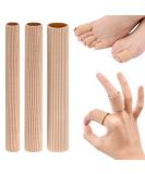 3Pcs Silicone Toe Protection Tubes - Cutable Gel Cushions for Corns & Calluses (S M L) - Buy Online on GoSupps.com