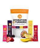 ZYN Electrolyte Powder Hydration Packets with Vitamins, Zinc & Turmeric for Gut Health - 8 Pack - Buy Online on GoSupps.com