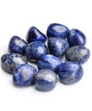 Blue Sodalite Crystal Stones - Natural Irregular Tumbled Stones 100g - Reiki Energy Palm Stones & Decorative Vase Filler - Buy Online on GoSupps.com