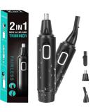 Nasal hair trimmer Nose hair cutter ear hair cutter noses and ear hair trimmers eyebrow-lip hair Painless epilator IPX7 washable facial hair remover for men and women - Buy Online on GoSupps.com