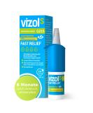 Vizol S 0.21% Eye Drops - 10ml | Instant Relief for Dry Irritated Eyes | Preservative-Free Solution - Buy Online on GoSupps.com