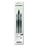 da Vinci Brushes 498 Casaneo Quill Set (Sizes 0, 2, 4) - Black - Perfect for Urban Sketching - Buy Online on GoSupps.com
