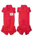 Shop XL Red & Orange Striped Dog Shirts - Soft Breathable Clothes for Small to Large Dogs | Kickred - Buy Online on GoSupps.com