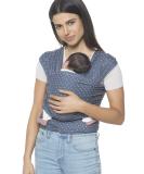 Ergobaby Baby Carrier for Newborns - Baby Blue Sling 100% Viscose Lightweight & Comfortable Ideal for 0-11kg - Buy Online on GoSupps.com