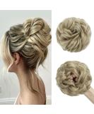 Buy Tess Hair Part with Rubber Band 55g - Medium Blonde Synthetic Hair Extension for Women & Girls | Large Bun Hair Tie - Buy Online on GoSupps.com