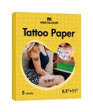 MECOLOUR Printable Temporary Tattoo Paper 5 sets 8.5X11 for Inkjet printer DIY Image Transfer Decal Paper for Skin  For Celebrate Festivals  Parties  Birthday Bashes New Year 5 Sheets - Buy Online on GoSupps.com
