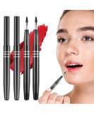 Travel Lip Brush Set - 4 Retractable Lip Liner & Lipstick Applicators for Women | Professional Makeup Tools - Buy Online on GoSupps.com