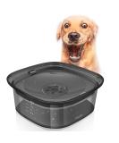 DECYAM Non Spill Dog Water Bowl Slow Water Feeder for Dogs 2L / 70 oz Large Capacity Pet Water Dish for Dogs Brown - Buy Online on GoSupps.com
