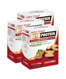 Bestdiet Keto Protein Mini Toast - High Protein Snack - 3x100g Pack | Low Carb Diet-essential - Buy Online on GoSupps.com