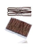 200 PCS Bobby Pins for Thick Hair U Shaped Hair Pins Hair Grips for Buns Secure Hold Girls Women Styling Pins with Storage Box Hair Decoration Hairdressing Salon Home Use Brown - Buy Online on GoSupps.com