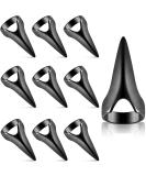 10-Piece Hair Parting Sectioning Tool Set - Black Metal Rings for Braiding, Curling, Styling, and Extensions - Buy Online on GoSupps.com