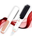 Buy Cordless Straightening Brush for Travel - USB-C Rechargeable Anti-Scald Hot Comb for Women s Hair (Bright White) | International Shipping Available - Buy Online on GoSupps.com