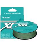 TRUSCEND X8 Pro Grade Braided Fishing Line 20lb 0.16mm 328yds Moss - Ultra Thin, More Powerful, Sensitive, and Abrasion Resistant - Buy Online on GoSupps.com