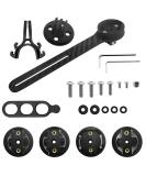 8 Pieces Bicycle Computer Bracket Set for Garmin & Wahoo - Integrated Racing Bike Bracket with Screws (Black) - Buy Online on GoSupps.com