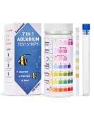 7-Way Aquarium Test Strips 150 Pack | Freshwater & Saltwater Fish Tank Testing Kit | pH, Alkalinity, Nitrite, Nitrate, Chlorine, Carbonate & Hardness | 7 in 1 | 100 Strips - Buy Online on GoSupps.com