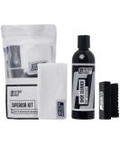 Factory Laced Shoe Cleaner Kit | All-Natural 8 Oz. Shoe Cleaner with Brush & Microfiber Towel - Perfect for Canvas, Mesh, Suede, Leather & More! - Buy Online on GoSupps.com