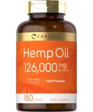 Carlyle Hemp Oil Capsules - 126,000 mg - 180 Softgels - Buy Online on GoSupps.com