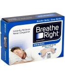 Breathe Right Nasal Strips Stop Snoring Aids for Men & Women Small/Medium Anti Snore Strips Original Tan 30 Strips S/M (Pack of 30) Original - Buy Online on GoSupps.com
