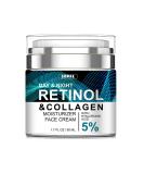 Advanced Retinol Collagen Cream | 5% Hyaluronic Acid Anti-Aging & Firming Cream for All Skin Types - Reduce Fine Lines & Wrinkles 24-Hour Care - Buy Online on GoSupps.com