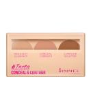 Rimmel London Insta Conceal & Contour Palette - Medium | Blendable Shades - Buy Online on GoSupps.com