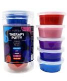 JFA Medical Therapy Exercise Putty 5 Strengths Alternative Colours - Extra Soft Soft Medium Firm Extra Firm 57g Tubs - Buy Online on GoSupps.com