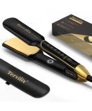 TerviiiX Titanium Smooth Iron - 45mm Wide Plates for Thick Hair PTC Quick Heating Dual Voltage Smoothing Iron for Curls & Straightening - Buy Online on GoSupps.com