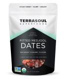 Terrasoul Superfoods Organic Pitted Medjool Dates 1.5 Lbs - Pits Removed  Soft Chewy Texture  Sweet Caramel Taste - Buy Online on GoSupps.com