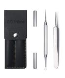 SG Nekoo Professional Facial Milia & Whitehead Removal Tool - Stainless Steel Double Ended Needle Tweezers for Blemish, Pimple & Acne - Silver Pack Of 1 - Buy Online on GoSupps.com