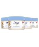 Dove Exfoliating Body Polish Scrub Macadamia & Rice Milk 10.5 oz - Set of 4 | Smoother, Nourished Skin - Buy Online on GoSupps.com