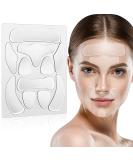 11 pieces of forehead fold pads face anti -fold pavement reusable eye wrinkle stripes transparent face patch silicone pad for women girls skin care - Buy Online on GoSupps.com
