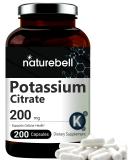 200mg Potassium Citrate Capsules - 200 Count | Electrolyte Supplement for Vascular Health & Muscle Function - Buy Online on GoSupps.com