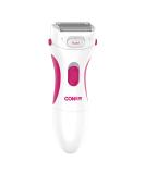 Conair Cordless Electric Dual Foil Shaver & Trimmer for Women - Body and Facial Hair Removal for Face, Ear/Nose, Eyebrows, Legs, and Bikini Lines - White/Pink - Buy Online on GoSupps.com