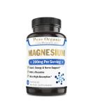 Organic Magnesium Glycinate with L-Theanine, Potassium & Black Pepper | Ultra High Absorption | 120ct - Buy Online on GoSupps.com