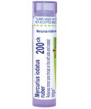 Boiron Mercurius Iodatus Ruber 200CK | Homeopathic Remedy for Left-Sided Sore Throat & Coated Tongue - 80 Pellets - International Shipping Available - Buy Online on GoSupps.com