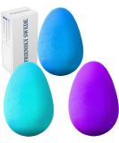 The Friendly Swede 3 pieces of egg -shaped grip balls - anti -stress ball hand trainer and finger trainer with different hardness degrees extra small - Buy Online on GoSupps.com