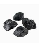 Soulnioi Crystals and Healing Stones 4pcs Raw Black Tourmaline Obsidian Stones for Protection Security Meditation - Buy Online on GoSupps.com