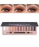 Naked Nude Eyeshadow Palette - 12 Colors, Matte & Shimmer, Long Lasting Waterproof Formula - Buy Online on GoSupps.com