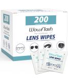 200 Count Lens Wipes | Pre-Moistened Eyeglass Cleaner | Scratch-Free Streak-Free Optics Wipes for Sunglasses & Cameras - Buy Online on GoSupps.com