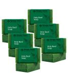 Simply Vedic Holy Basil/Tulsi 6-Pack Soap Bar - Hand-Made Gift Set with Essential Oil for Body, Hand, and Face - Ideal for Men & Women (3.5 Oz. X 6) - Buy Online on GoSupps.com