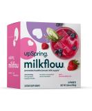 UpSpring MilkFlow Fenugreek & Blessed Thistle Drink - Berry Flavor, 16 Packets (10g Each) for Lactation Support - Buy Online on GoSupps.com