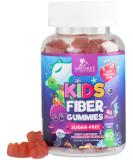 Kids Fiber Gummy Bears - Sugar Free Plant Based Prebiotic - Digestive Health & Regularity - 60 Vegan Berry Gummies - Buy Online on GoSupps.com