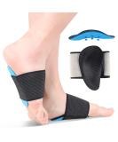 Kids Arch Support Sleeves - Relief for Foot Pain Plantar Fasciitis & Flat Feet - Orthotic Insoles for Children - Comfortable Cushioning in Blue - Buy Online on GoSupps.com