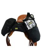 Trailmax Horn Saddlebag & Pommel Pocket Combo | Western & Endurance Saddlebags for Trail Riding | Durable Black Saddlebags for Horses - Buy Online on GoSupps.com